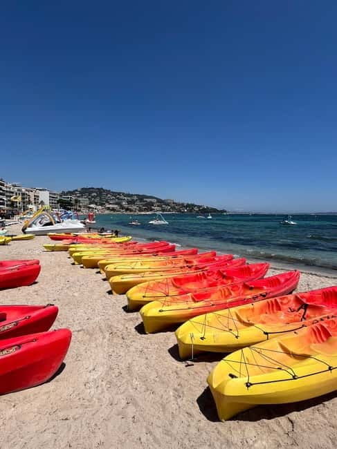 Cannes-Îles de Lérins : Kayak rental for day/half day - The Equipment and Safety