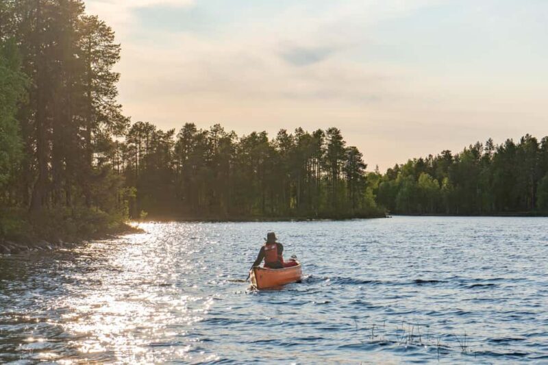 Canoe down the river trip in Lapland - What’s included and what to bring
