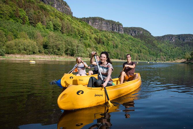 canoeing-on-the-elbe-river-and-bike-rental-from-decin-to-schmilka