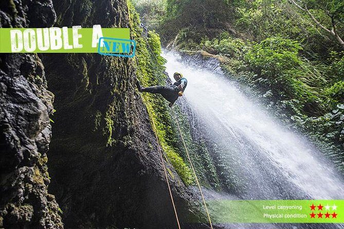 Canyoning Bali, Double A, canyoning Combo (Adventure) - Key Points