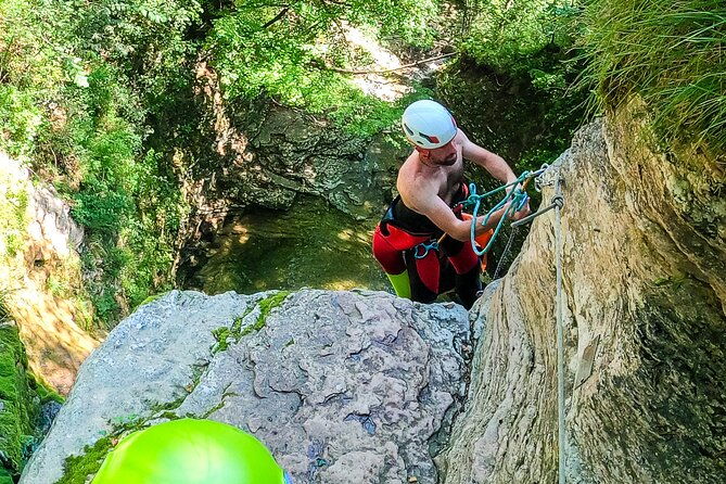 canyoning-in-the-dolomites-lake-santa-croce-val-maggiore