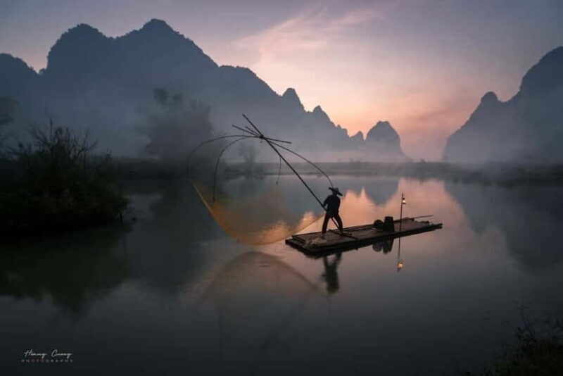 Cao Bng Loop tour 4 days with local easy riders - Day 2: Waterfalls, Rivers, and Mountain Views