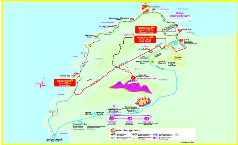 Cape Town: Hop-On Hop-Off Bus Tour with Optional Cruise - Key Points