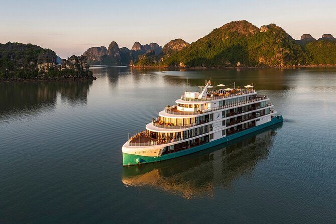 Capella TOP Luxury Cruise 2D1N Halong Bay & Lan Ha Bay from Hanoi - Transportation and Group Size