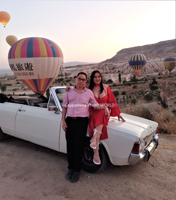 cappadocia-photo-shoot-with-classic-car-and-flying-dress