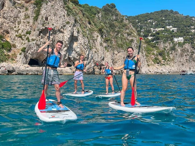 Capri: Caves and Beaches Paddle Board Tour. Photos included - The Practical Side: Logistics, Price, and Group Size