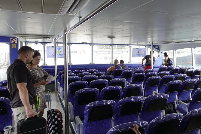 Cat Cocos: Mahe to La Digue Island Fast Ferry - The Stop at La Digue