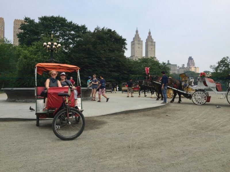 Central Park Pedicab Tours with New York Pedicab Services - The Experience on the Pedicab