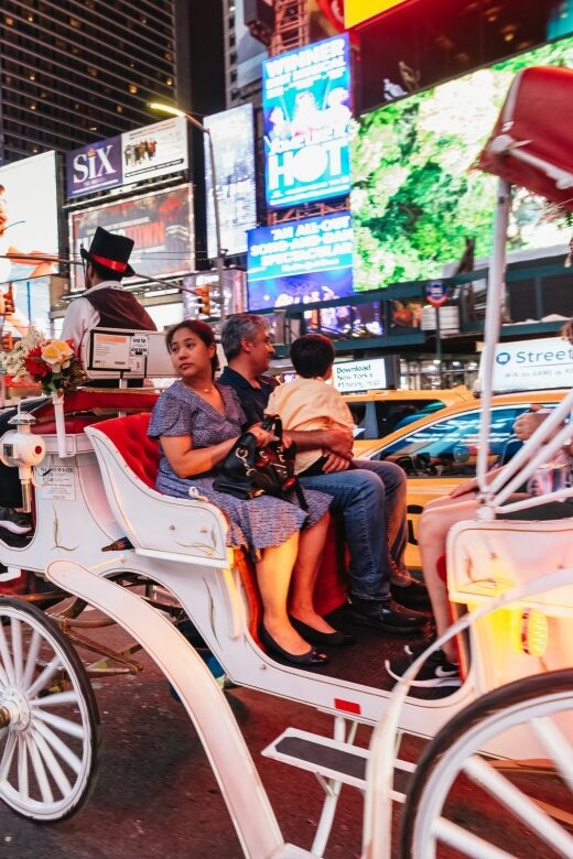 Central Park, Rockefeller & Times Carriage Ride (4 Adults) - A Classic New York City Experience in a Horse-Drawn Carriage