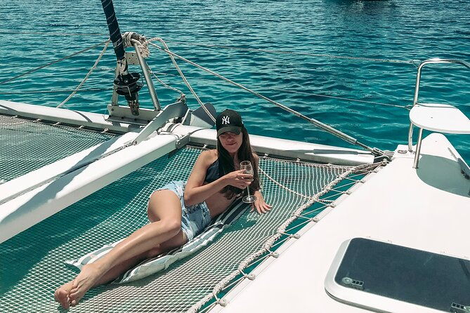 chania-afternoon-catamaran-trip-dinner-drinks-sunset