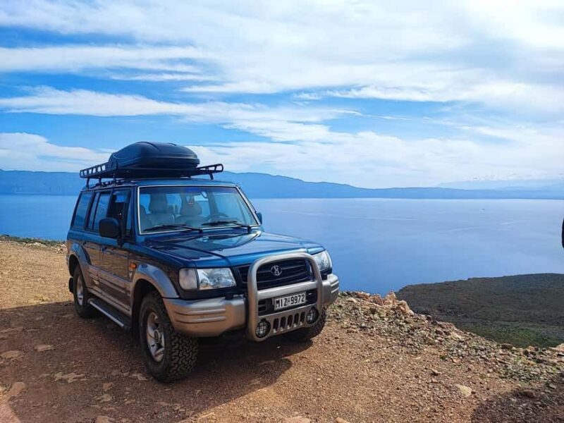 Chania: Balos 4x4 Jeep Safari Tour from Kissamos+Fruit Salad - Key Points