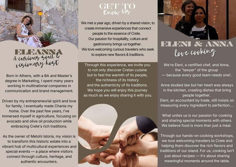 Chania: Olive Oil Tasting & Cooking Class at Metohi Istoria - Key Points