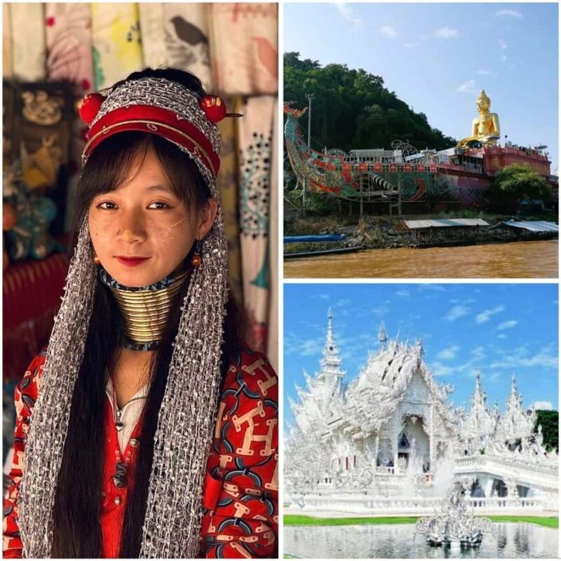 Chiang Mai: 3 Temples Golden Triangle Long Neck Boat Trip - Exploring the Chiang Mai: 3 Temples, Golden Triangle & Long Neck Boat Trip