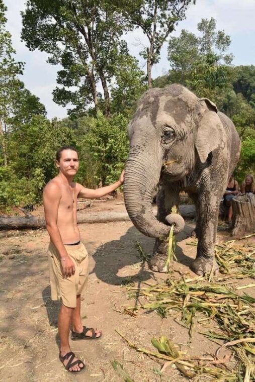 chiang-mai-elephant-village-sanctuary-visit-with-waterfall