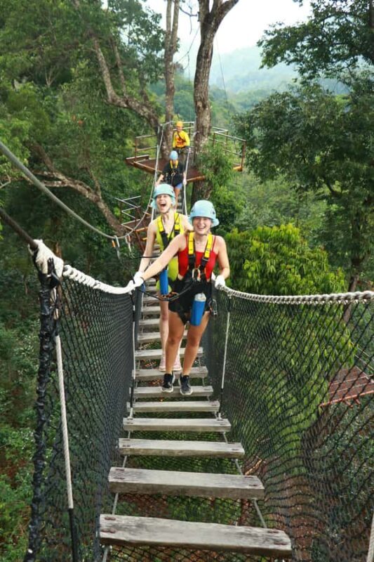 Chiang Mai: Kingkong Smile Zipline with Lunch and Transfers - Key Points