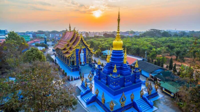 Chiang Rai Wonders: White, Blue & Red Temples and Hot Spring - Key Points