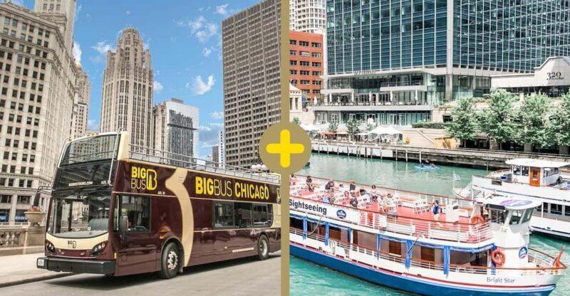 Chicago: Architecture River Tour and Hop-on Hop-off Bus Tour - Key Points