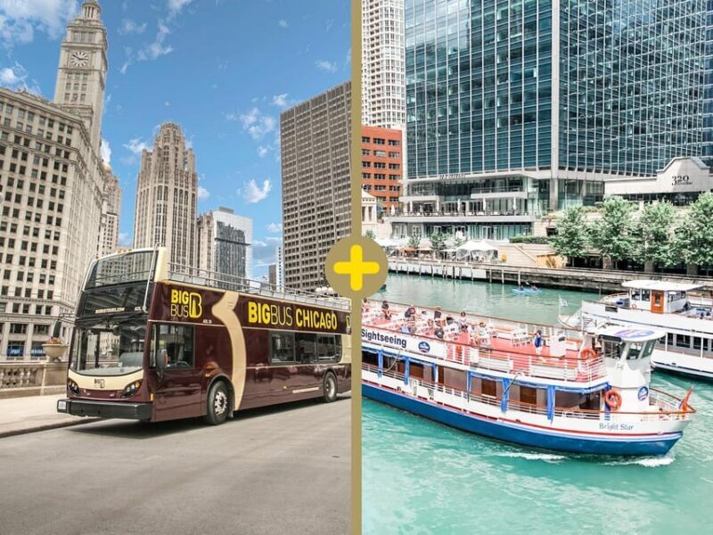 Chicago: Architecture River Tour and Hop-on Hop-off Bus Tour - An Overview of the Experience