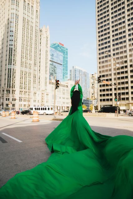 Chicago Luxury Flying Dress Photoshoot - Authentic Experiences from Past Participants