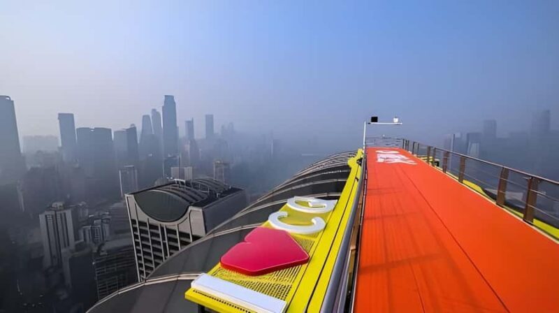 Chongqing: Exploration Skywalk Ticket at Raffles City - Architectural Marvel and Unique Features