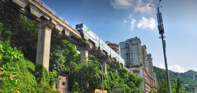 Chongqing:Sky Eye,Art Museum,Liziba Trains in a Day - Key Points