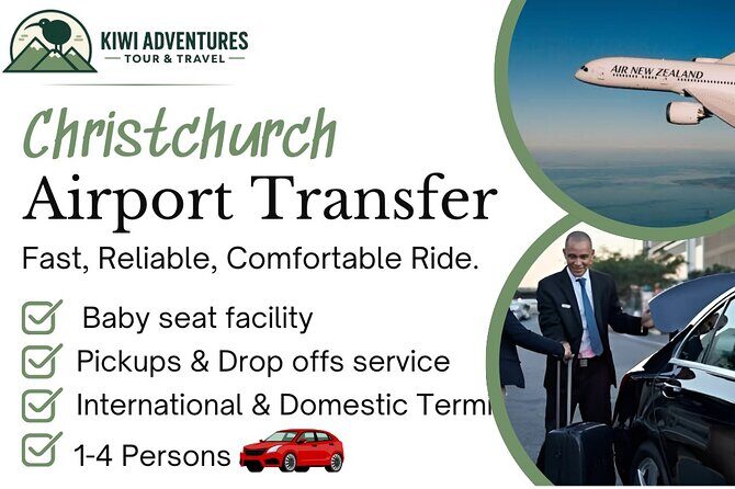 Christchurch INTL Airport Car Transfer to City max 4 persons - The Details: What to Expect from Your Transfer