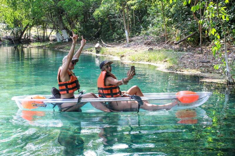 clear-kayak-at-bacalar-lagoon
