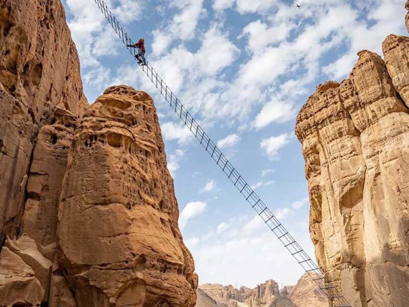 Climb up the new AlUla Stairway into the sky - A detailed look at the AlUla Stairway experience
