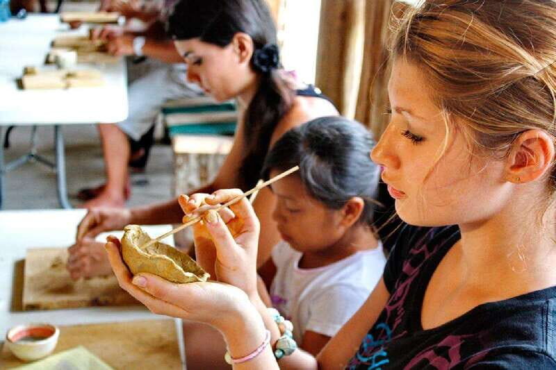 Coba Sunset Cultural - Participating in a Mayan Ceramic Workshop