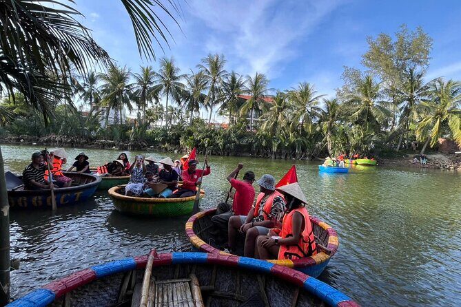 Coconut Basket Boat in Hoi An village - Key Points