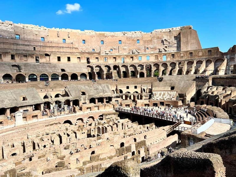 Colosseum with Arena, Roman Forum & Palatine Guided Tour - Key Points