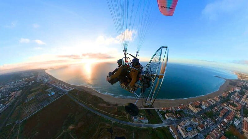 Coma-Ruga: Paramotor flight with photo and video report - An Aerial Adventure in Catalonia’s Vineyards and Coast