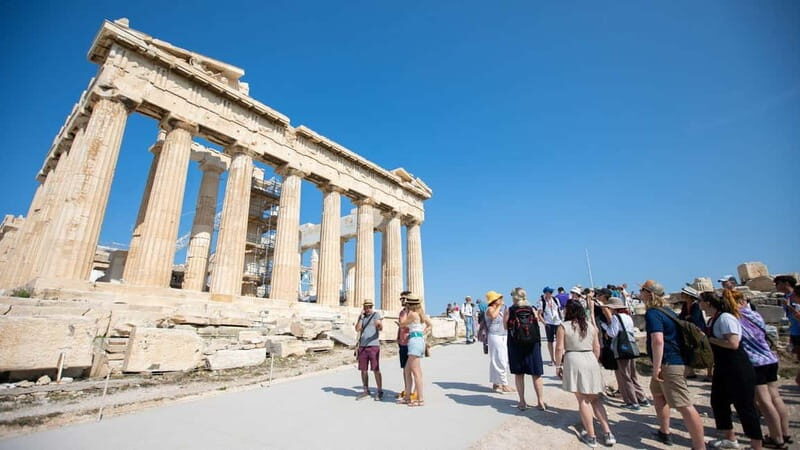 Combo: Acropolis Ticket & Saronic Swimming Cruise Experience - Exploring the Acropolis