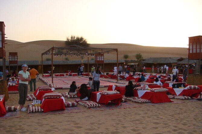 Combo Burj Khalifa and 4X4 Desert Safari Dubai with Dinner - The Desert Camp and Evening Delights