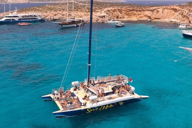 Comino Blue Lagoon Prime Catamaran Tour with All Inclusive - Key Points