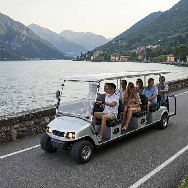 Como & Cernobbio delight  Golf Car Tour  3 hours - Key Points