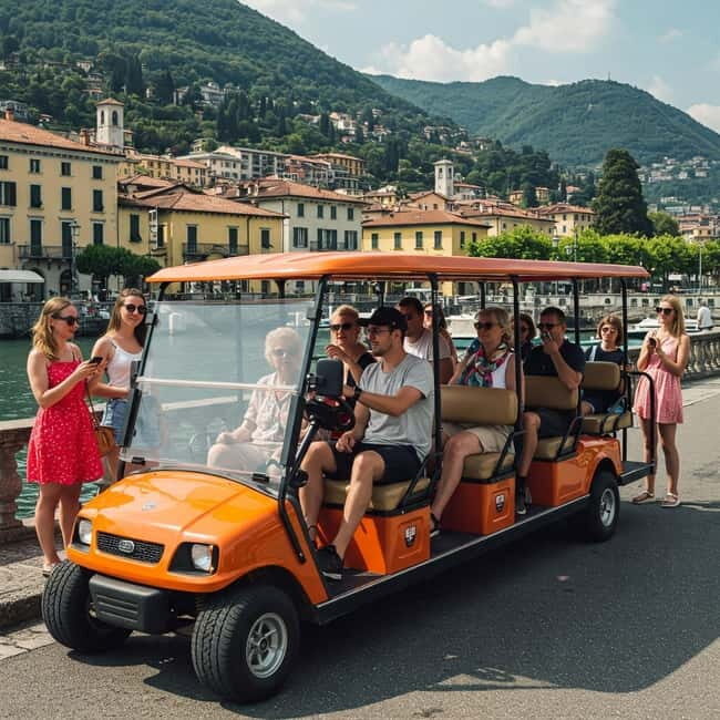 Como: Private VIP tour with guide on golf cart - Exploring Como in a Whole New Way