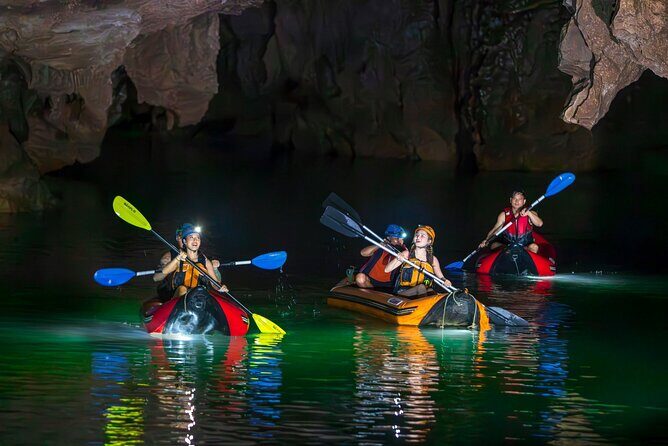 Conquer of Phong Nha Cave 4,5 km by kayaking Group Tour - Key Points