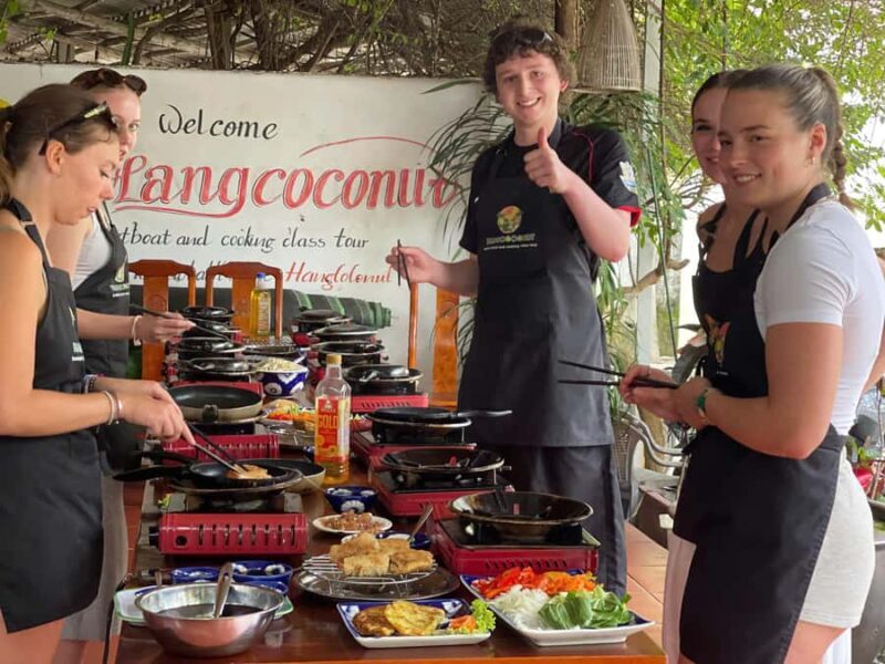 Cooking Class with Basket Boat and Lantern Making Class - The Itinerary in Detail