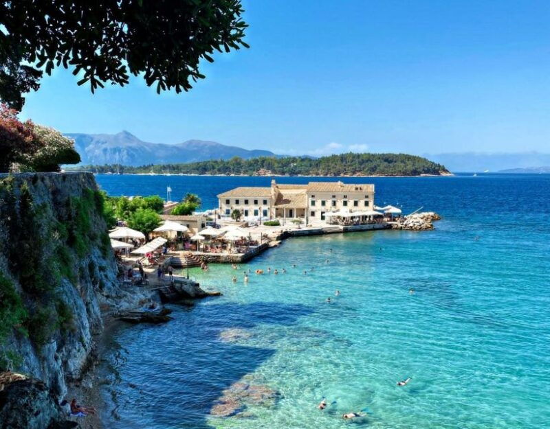 corfu-highlights-shore-excursion-paleokastritsa-town