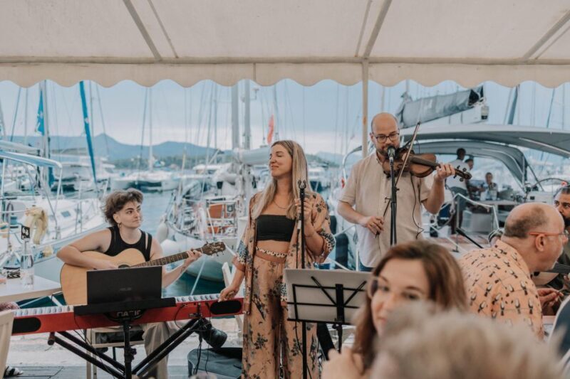 Corfu: Music Stories of a Corfiot Experience at the Marina - The Food & Drinks