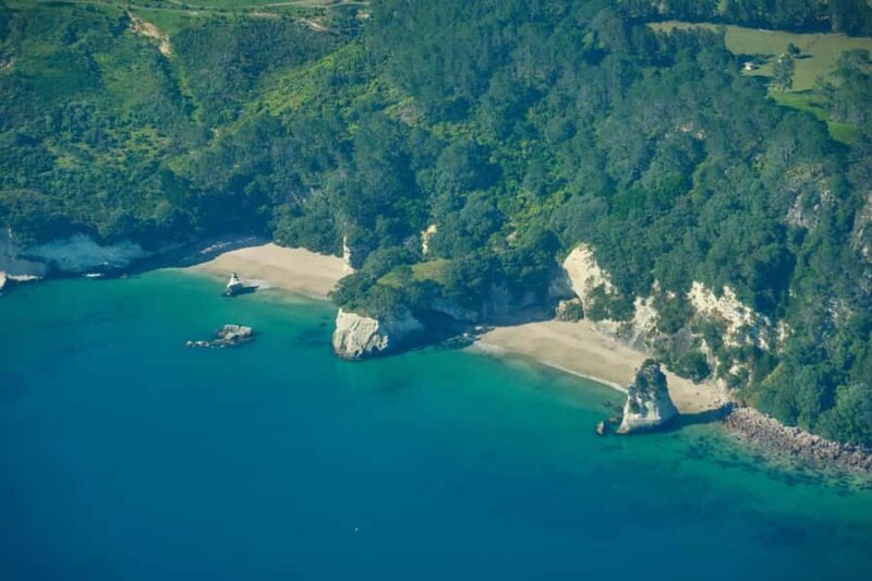 Coromandel and Cathedral Cove Scenic Flight from Tauranga - Key Points