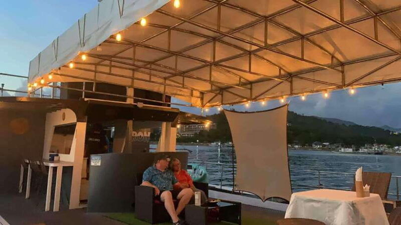 coron-island-sunset-cruise-luxury-trimaran-relax-unwind