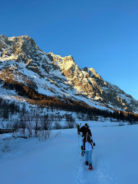 courmayeur-sunset-snowshoeing-and-farm-animal-visit