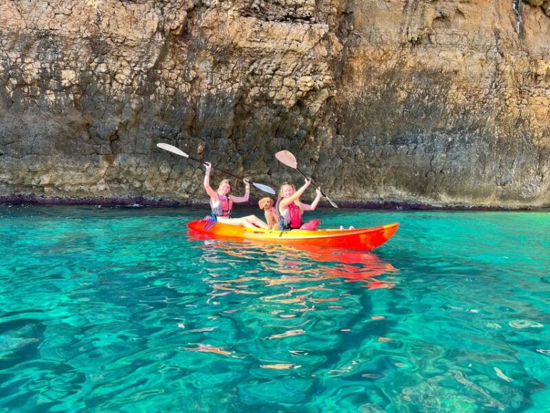 cova-dels-orguens-cave-exploring-kayak-snorkel-tour