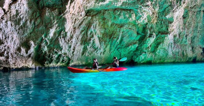 cova-dels-orguens-cave-exploring-kayak-snorkel-tour
