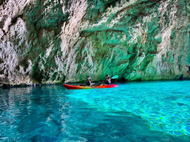 cova-dels-orguens-cave-exploring-kayak-snorkel-tour