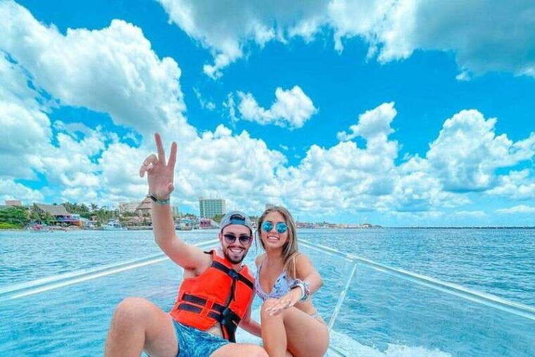 cozumel-clearboat-in-cozumel-snorkel-refreshments