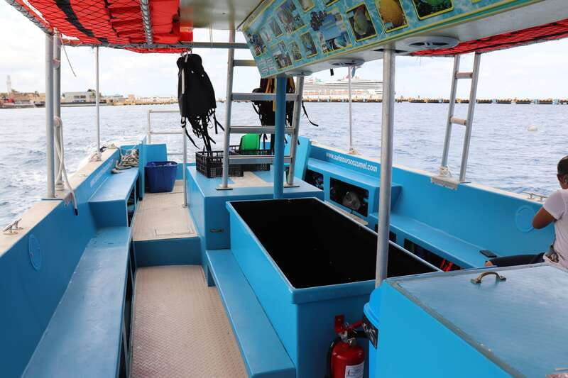 cozumel-vip-glass-bottom-boat-snorkeling-3-reefs-tour