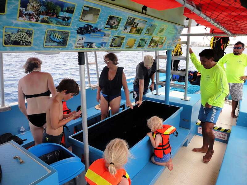 cozumel-vip-glass-bottom-boat-snorkeling-3-reefs-tour